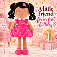 Load image into Gallery viewer, Gloveleya 16-inch Personalized Plush Dolls Curly Love Heart Princess Dolls - Rose - Gloveleya Official