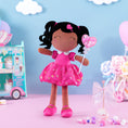 Load image into Gallery viewer, Gloveleya 16 - inch Personalized Plush Dolls Curly Love Heart Princess Dolls - Rose - Gloveleya Official