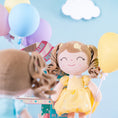 Load image into Gallery viewer, Gloveleya 16 - inch Personalized Plush Dolls Curly Love Heart Princess Dolls - Yellow - Gloveleya Official