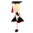 Carica l'immagine nel visualizzatore della galleria, Gloveleya 16 - inch Personalized Plush Dolls Graduation Series Black - Gloveleya Official
