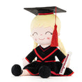 Carica l'immagine nel visualizzatore della galleria, Gloveleya 16 - inch Personalized Plush Dolls Graduation Series Black - Gloveleya Official
