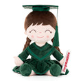 Carica l'immagine nel visualizzatore della galleria, Gloveleya 16 - inch Personalized Plush Dolls Graduation Series Dark Green - Gloveleya Official