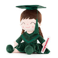 Carica l'immagine nel visualizzatore della galleria, Gloveleya 16 - inch Personalized Plush Dolls Graduation Series Dark Green - Gloveleya Official