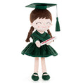 Carica l'immagine nel visualizzatore della galleria, Gloveleya 16 - inch Personalized Plush Dolls Graduation Series Dark Green - Gloveleya Official