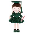 Carica l'immagine nel visualizzatore della galleria, Gloveleya 16 - inch Personalized Plush Dolls Graduation Series Dark Green - Gloveleya Official