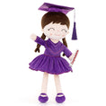 Carica l'immagine nel visualizzatore della galleria, Gloveleya 16 - inch Personalized Plush Dolls Graduation Series Dark Purple - Gloveleya Official