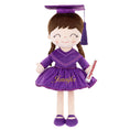 Carica l'immagine nel visualizzatore della galleria, Gloveleya 16 - inch Personalized Plush Dolls Graduation Series Dark Purple - Gloveleya Official