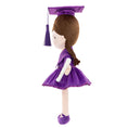 Carica l'immagine nel visualizzatore della galleria, Gloveleya 16 - inch Personalized Plush Dolls Graduation Series Dark Purple - Gloveleya Official