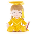 Carica l'immagine nel visualizzatore della galleria, Gloveleya 16 - inch Personalized Plush Dolls Graduation Series Gold - Gloveleya Official