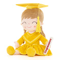 Carica l'immagine nel visualizzatore della galleria, Gloveleya 16 - inch Personalized Plush Dolls Graduation Series Gold - Gloveleya Official