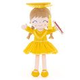 Carica l'immagine nel visualizzatore della galleria, Gloveleya 16 - inch Personalized Plush Dolls Graduation Series Gold - Gloveleya Official