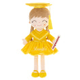 Carica l'immagine nel visualizzatore della galleria, Gloveleya 16 - inch Personalized Plush Dolls Graduation Series Gold - Gloveleya Official