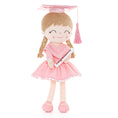 Cargar la imagen en la vista de la galería, Gloveleya 16 - inch Personalized Plush Dolls Graduation Series Pink - Gloveleya Official