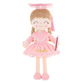 Cargar la imagen en la vista de la galería, Gloveleya 16 - inch Personalized Plush Dolls Graduation Series Pink - Gloveleya Official