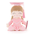 Cargar la imagen en la vista de la galería, Gloveleya 16 - inch Personalized Plush Dolls Graduation Series Pink - Gloveleya Official