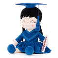 Carica l'immagine nel visualizzatore della galleria, Gloveleya 16 - inch Personalized Plush Dolls Graduation Series Royal Blue - Gloveleya Official