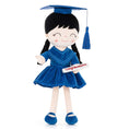 Carica l'immagine nel visualizzatore della galleria, Gloveleya 16 - inch Personalized Plush Dolls Graduation Series Royal Blue - Gloveleya Official