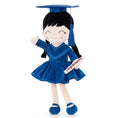 Carica l'immagine nel visualizzatore della galleria, Gloveleya 16 - inch Personalized Plush Dolls Graduation Series Royal Blue - Gloveleya Official