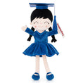 Carica l'immagine nel visualizzatore della galleria, Gloveleya 16 - inch Personalized Plush Dolls Graduation Series Royal Blue - Gloveleya Official
