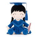 Carica l'immagine nel visualizzatore della galleria, Gloveleya 16 - inch Personalized Plush Dolls Graduation Series Royal Blue - Gloveleya Official
