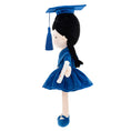 Carica l'immagine nel visualizzatore della galleria, Gloveleya 16 - inch Personalized Plush Dolls Graduation Series Royal Blue - Gloveleya Official