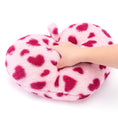 Load image into Gallery viewer, Gloveleya 17 - inch Plush Fashion Heart Pillow Rabbit Hair Kids Pillows Pink with Rose Heart Pattern - Gloveleya Official