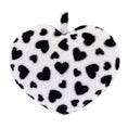 Load image into Gallery viewer, Gloveleya 17 - inch Plush Fashion Heart Pillow Rabbit Hair Kids Pillows White with Black Heart Pattern - Gloveleya Official