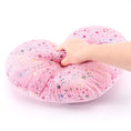 Load image into Gallery viewer, Gloveleya 17 - inch Plush Fashion Pillow Ironing Colorful Stars Love Heart Shaped Pillows Light Pink - Gloveleya Official