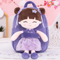 Load image into Gallery viewer, Gloveleya 9 - inch Personalized Chinese Traditional Dolls Backpacks Crape Myrtle - Gloveleya Official