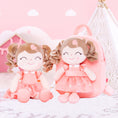 Bild in Galerie-Betrachter laden, Gloveleya 9 - inch Personalized Love Heart Girls Dolls Backpacks Orange - Gloveleya Official
