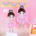 Load image into Gallery viewer, Gloveleya 9 - inch Personalized Plush Ballet Girl Dolls Backpack Pink Ballet Dream - Gloveleya Official