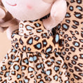 Load image into Gallery viewer, Gloveleya 9 - inch Personalized Plush Curly Animal Leopard Dolls Backpack Skinny - Gloveleya Official