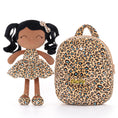 Load image into Gallery viewer, Gloveleya 9 - inch Personalized Plush Curly Animal Leopard Dolls Backpack Tanned - Gloveleya Official