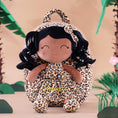 Load image into Gallery viewer, Gloveleya 9 - inch Personalized Plush Curly Animal Leopard Dolls Backpack Tanned - Gloveleya Official