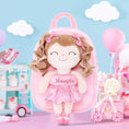 Bild in Galerie-Betrachter laden, Gloveleya 9 - inch Personalized Plush Curly Ballet Girl Dolls Backpack Gifts Ballet Dream - Gloveleya Official