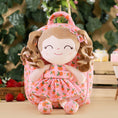 Load image into Gallery viewer, Gloveleya 9 - inch Personalized Plush Curly Fruit Dolls Backpack Orange - Gloveleya Official