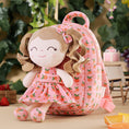 Cargar la imagen en la vista de la galería, Gloveleya 9 - inch Personalized Plush Curly Fruit Dolls Backpack Series - Gloveleya Official