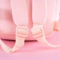 Carica l'immagine nel visualizzatore della galleria, Gloveleya 9 - inch Toddler Girls Backpack Girl Gifts Plush Backpack with Doll in Flocked Heart Skirt Pink - Gloveleya Official