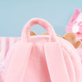 Carica l'immagine nel visualizzatore della galleria, Gloveleya 9 - inch Toddler Girls Backpack Girl Gifts Plush Backpack with Doll in Flocked Heart Skirt Pink - Gloveleya Official
