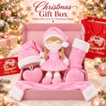 Load image into Gallery viewer, Gloveleya Christmas Doll Gift Box – 8-Piece 10th Anniversary Limited Edition – Pink, Light Skin - Gloveleya Official