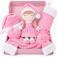 Load image into Gallery viewer, Gloveleya Christmas Doll Gift Box – 8-Piece 10th Anniversary Limited Edition – Pink, Light Skin - Gloveleya Official