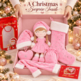 Load image into Gallery viewer, Gloveleya Christmas Doll Gift Box – 8-Piece 10th Anniversary Limited Edition – Pink, Light Skin - Gloveleya Official