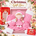 Load image into Gallery viewer, Gloveleya Christmas Doll Gift Box – 8-Piece 10th Anniversary Limited Edition – Pink, Light Skin - Gloveleya Official