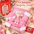 Load image into Gallery viewer, Gloveleya Christmas Doll Gift Box – 8-Piece 10th Anniversary Limited Edition – Pink, Light Skin - Gloveleya Official