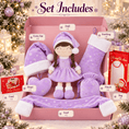 Load image into Gallery viewer, Gloveleya Christmas Doll Gift Box – 8-Piece 10th Anniversary Limited Edition – Purple - Gloveleya Official