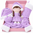 Load image into Gallery viewer, Gloveleya Christmas Doll Gift Box – 8-Piece 10th Anniversary Limited Edition – Purple - Gloveleya Official