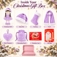 Load image into Gallery viewer, Gloveleya Christmas Doll Gift Box – 8-Piece 10th Anniversary Limited Edition – Purple - Gloveleya Official