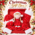 Load image into Gallery viewer, Gloveleya Christmas Doll Gift Box – 8-Piece 10th Anniversary Limited Edition – Red, Light Skin - Gloveleya Official