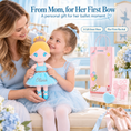 Load image into Gallery viewer, Gloveleya blue classic ballerina doll - personalized gift image 5