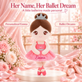 Load image into Gallery viewer, Gloveleya coral classic ballerina doll - personalized gift image 2